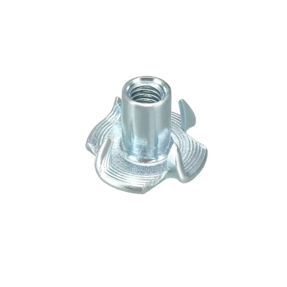 Uxcell 50 шт./100 шт. M4 M5 M6 M8 M10 1/4 &quot 20 4 зубчатая гайка круглое основание винтовая