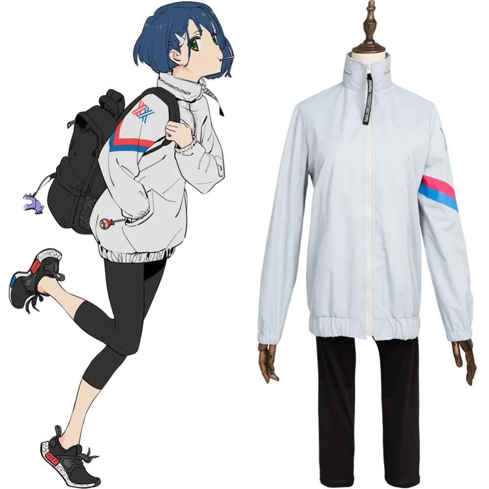 DARLING in the FRANXX костюм для косплея код 015 спортивный Ichigo косплея|Костюмы аниме| |