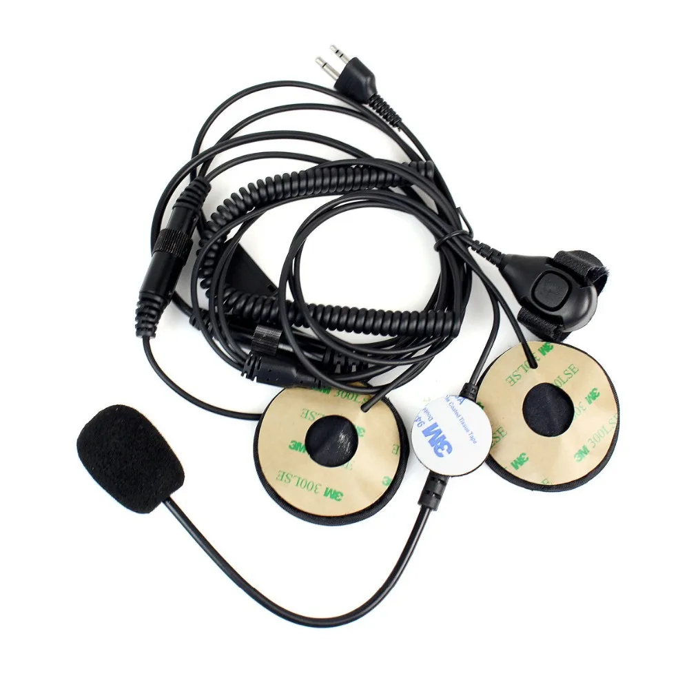 Профессиональный мотоциклетный шлем гарнитура микрофон наушник для Midland Walkie Talkie