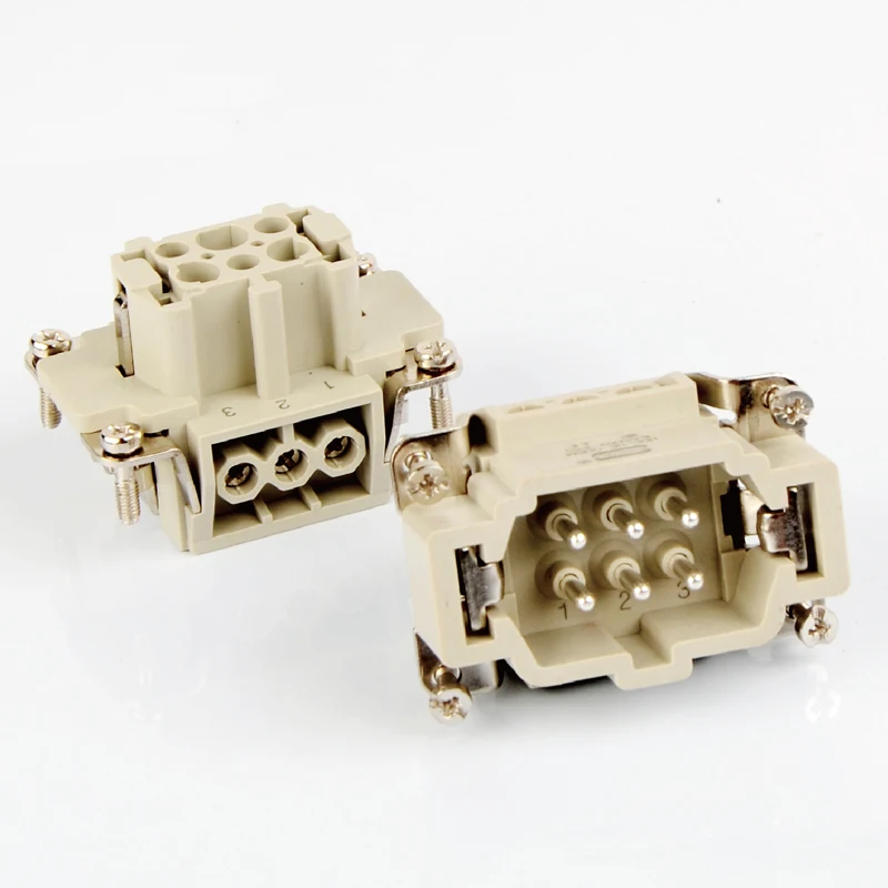 copper Joint Heavy load connector Industrial waterproof 16A aviation plug electric cable Rectangular socket butt-joint | Обустройство