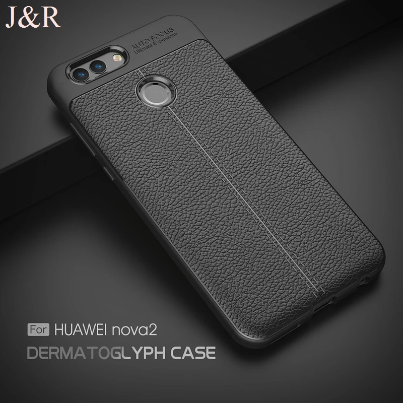 J &amp R чехол для huawei Nova 2 Встроенная крышка Nova2 PIC-AL00 5 0 &quotМягкий ТПУ защитный