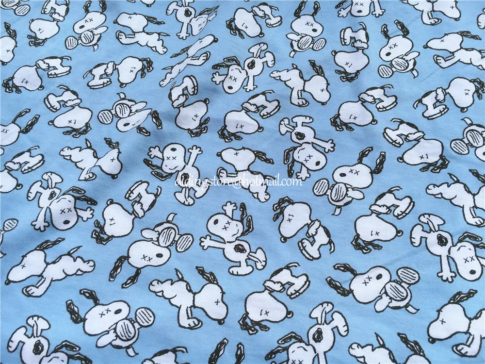 50*195 см мультфильм собака хлопок ткань для Вышивание DIY Лоскутное детское Одежда