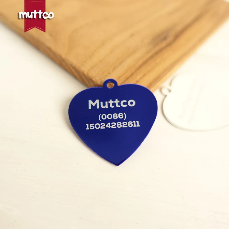 Бесплатная доставка простые Алюминий ПЭТ именной ярлык сердце Форма