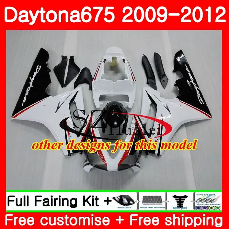 Инъекция для Triumph Daytona 675 09 10 11 12 Body 88NO.1 Daytona675 2009 2010 2011 2012 Обтекатели красного