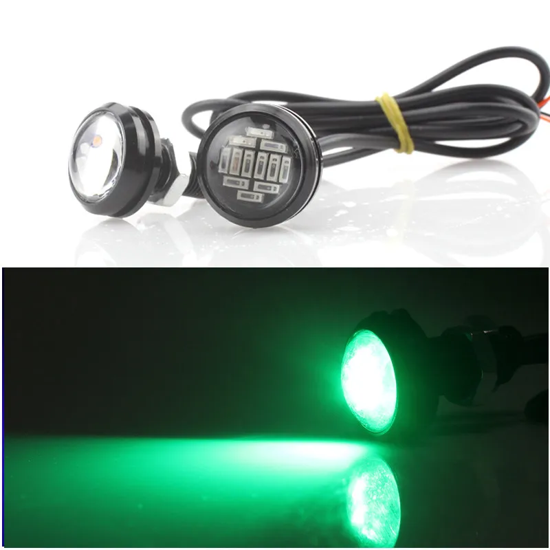 2 шт. автомобильная лампа с орлиным глазом 23 мм 4014 12SMD DC12V 15 Вт Eagle Eye светодиодная