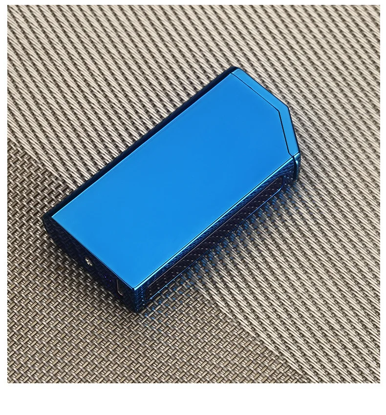 Новая двухдуговая Индукционная Зажигалка плазменная USB ветрозащитная беспламенная электрическая зажигалка электронная сигарета импульсная