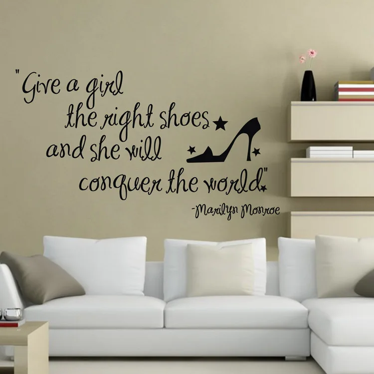 5 видов стилей актриса настенные наклейки с цитатами съемный дом винила