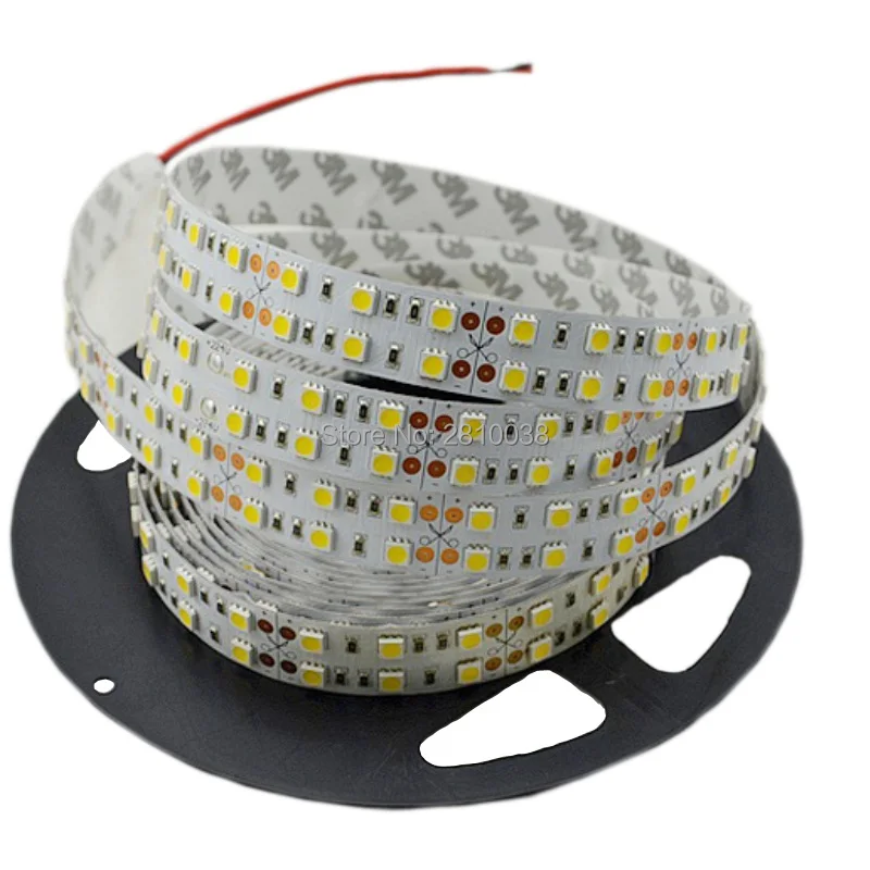 Высококачественная Светодиодная лента SMD5050 DC24V 100 м/лот гибсветодиодный ные ленты