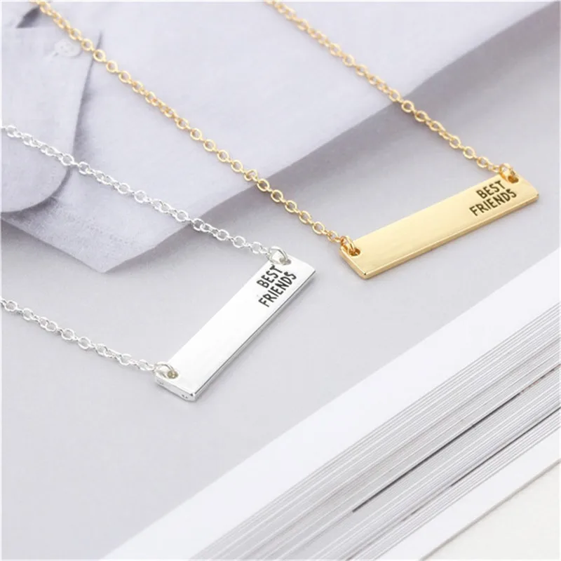 Ожерелье Дружбы для женщин и девочек Ювелирное Украшение подвеска лучшего друга