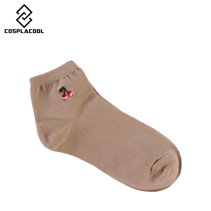 Носки женские хлопковые с вышивкой 5 цветов|womens cotton socks|socks harajukucotton socks |