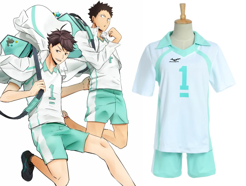 Школьная форма Haikyuu! Oikawa Tooru Cosplay рубашки под костюм и брюки|Костюмы аниме| |