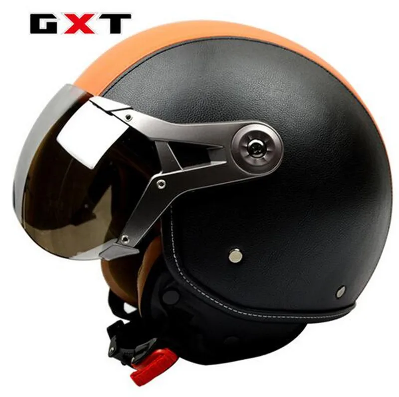 GXT мотоциклетный шлем для скутера, мотоциклетный шлем, 3/4, с открытым лицом, halmet, для мотокросса, Ретро стиль, мотоциклетный шлем, мотоциклетный шлем, cicleta Capacete