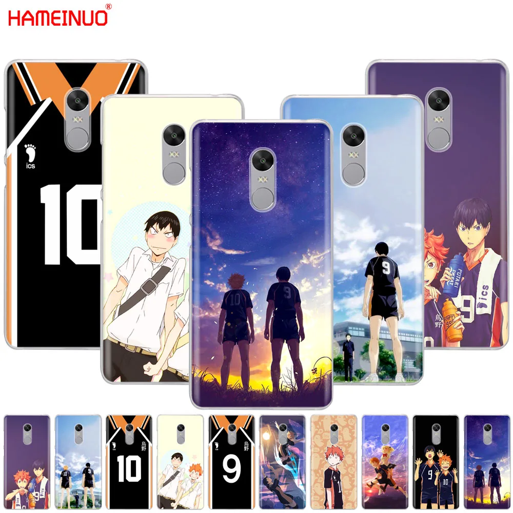 HAMEINUO Haikyuu Hinata атаки аниме чехол для телефона Xiaomi redmi 5 4 1 1s 2 3 3s pro PLUS note 4X 4A 5A |
