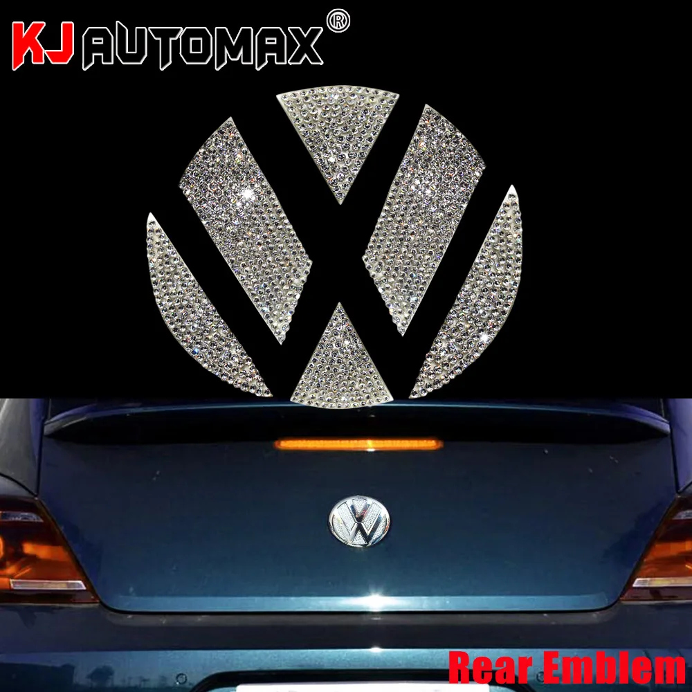 KJautomax для Фольксваген жуки Задняя эмблема Sitcker Bling Стразы Эмблема Логотип Украшение