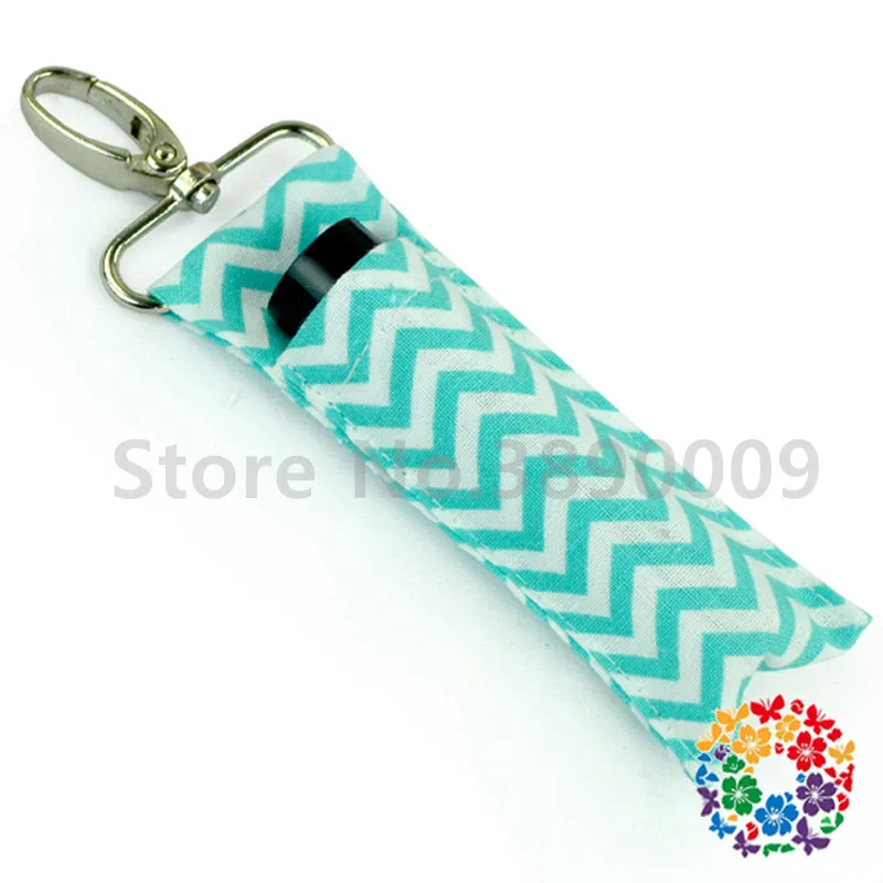

56 Pcs New Cute Women's Wave Stripe Lipstick Bag Pendant Keychain Fashion Pendant Handbag Purse Keyring Keychain