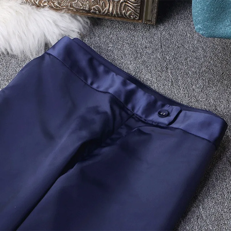 [MENKAY] Разделение брюки для Для женщин Bodycon платье размера плюс длинные узкие