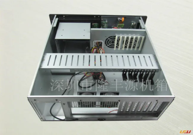 4U industrial server device integrated chassis HD size 8-inch touch screen panel PC Power 1.2 thicken |