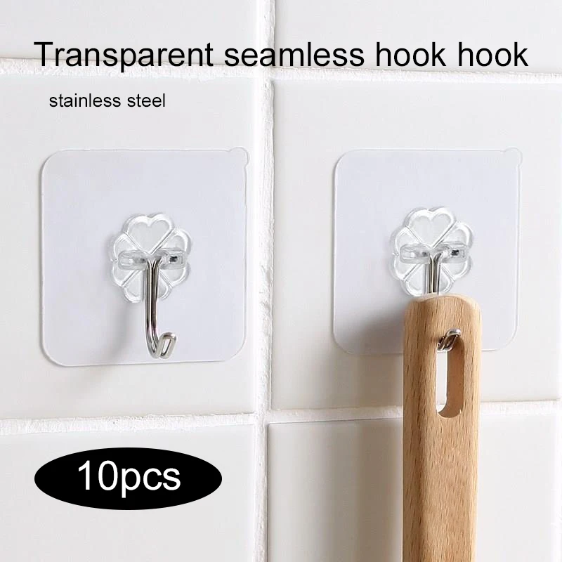 5PCS Hangers Wall Hooks Strong Window Accessories Home for Vacuum Sucker Flower Shape Bathroom Supply Improvement | Обустройство дома