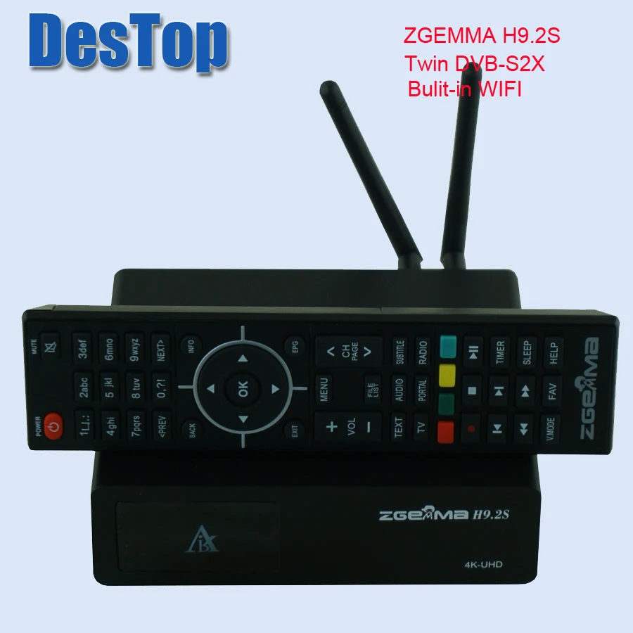 Новая версия ZGEMMA H9.2S Linux OS Enigma2 цифровой 4K UHD спутниковый ресивер DVB S2X + двойной