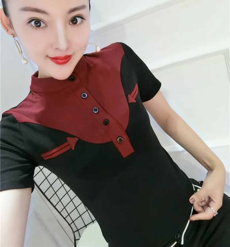 Новинка 2018 черно-белые лоскутные цветные хлопковые футболки с коротким рукавом и