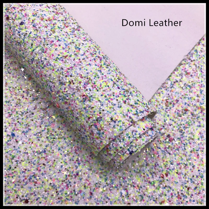 (DM6162) Mixed Colors Chunky Glitter Fabric For Hairbows | Дом и сад