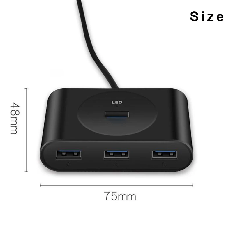 USB HUB 2 0 внешний 4 порта сплиттер зарядное устройство с микро порт питания Для iMac