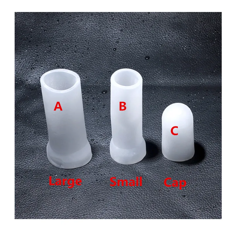 White Silicone Sleeves For Penis Pump Enlargement Pro extender Stretcher Hanger Enlarger Exercise equipment | Красота и здоровье