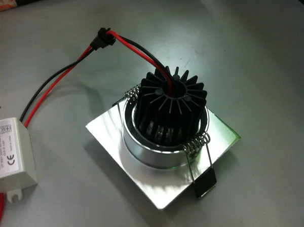 3W 330lm Led COB вниз свет для дома гостиной AC110-240 Cob квадратный Диммируемый