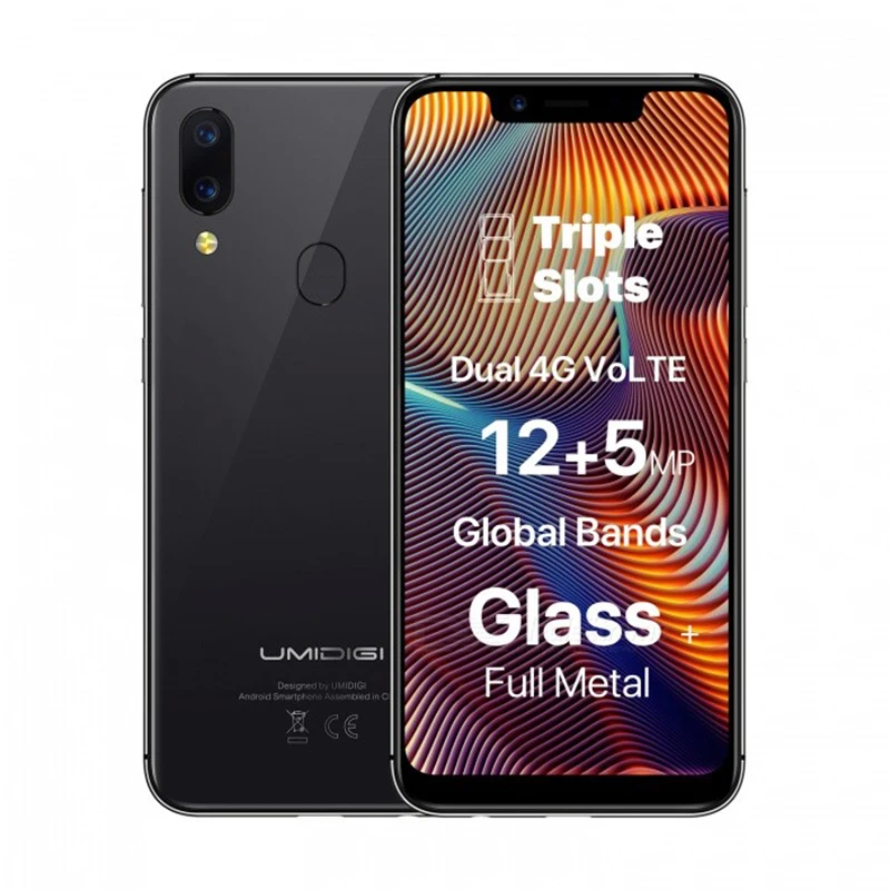 UMIDIGI A3 Pro Globale Della Fascia смартфон с 5 7-дюймовым дисплеем четырёхъядерным процессором 3