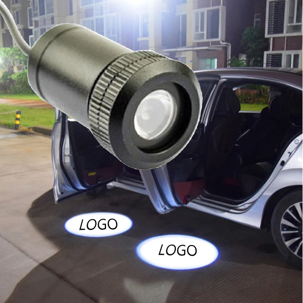 

YSY 1set Ghost Shadow Light Welcome Lamp Logo Laser Projector Car LED Door Warning Light