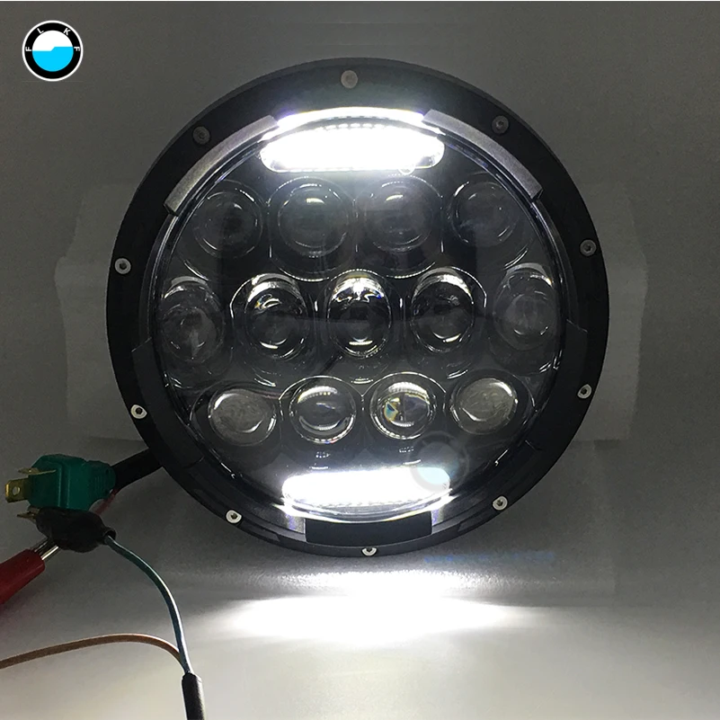 Пара 7 дюймов 75 Вт светодиодный фары H/L луч H4 H13 с DRL для Jeep Jk Tj Fj Cruiser грузовиков 4wd