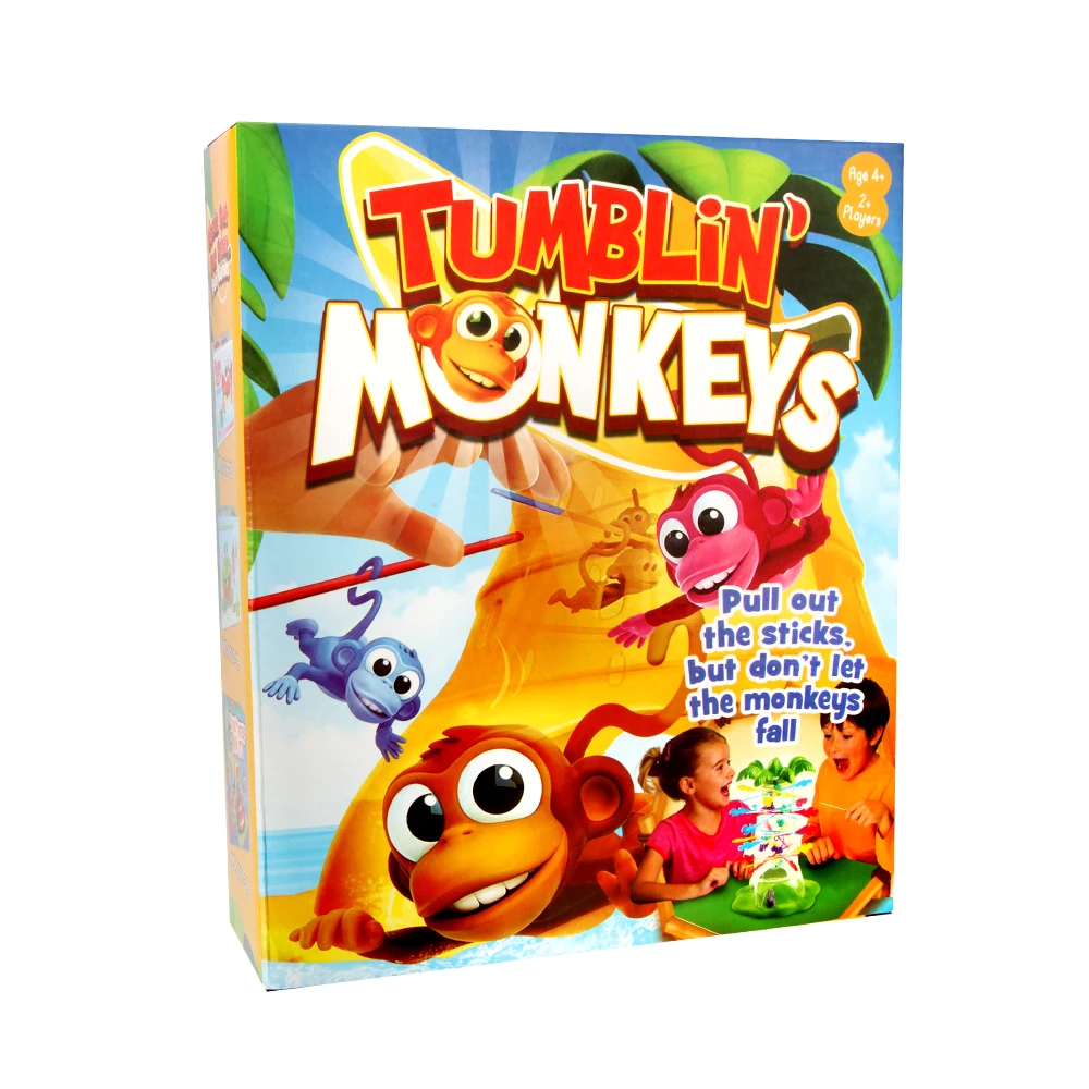 Tumblin обезьяна падающая настольная игра мастерство и сенсорные игрушки