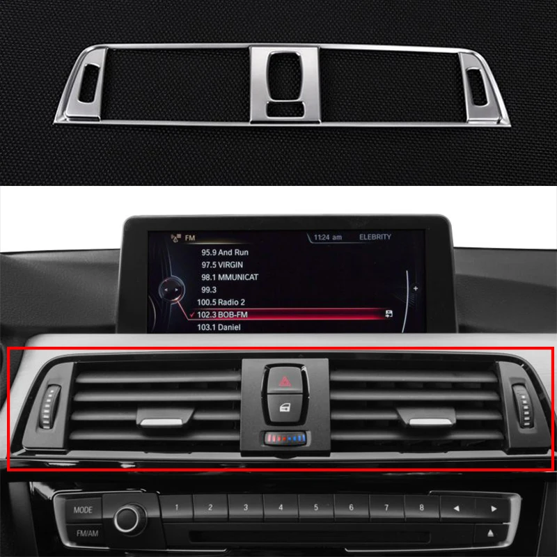 Внутренняя декоративная накладка среднего отверстия для приборной панели BMW 3