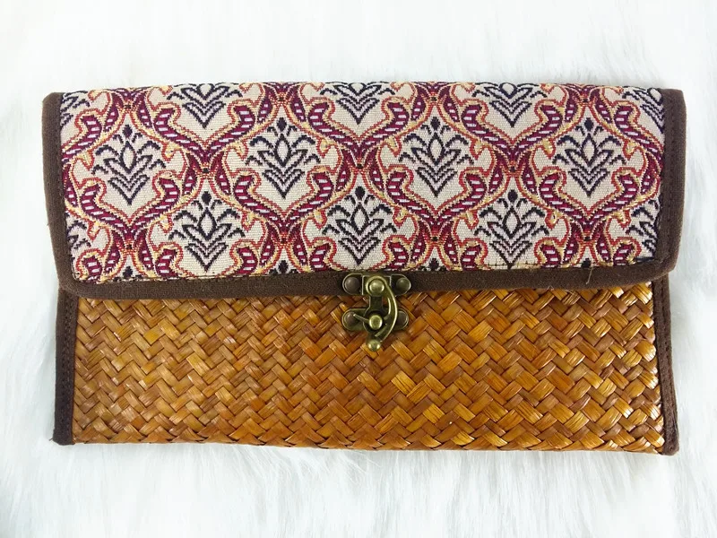 Лидер продаж! Оригинальные тайские сумочки ручной работы из бамбука и ротанга