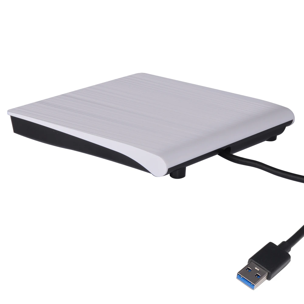 Внешний оптический привод Deepfox USB 3 0 DVD CD-RW с функцией Plug And Play для ПК Mac ноутбука