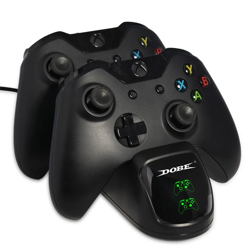 Зарядное устройство контроллера для Xbox One / S X Dual Gamepad зарядная станция Док с 2