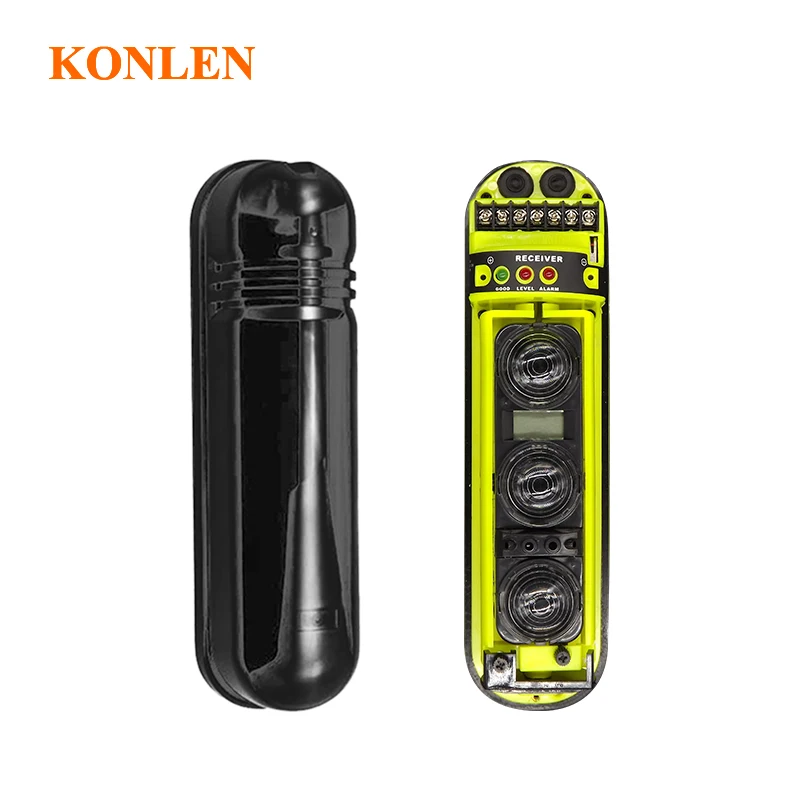 Проводной ЖК-дисплей фокус 3 лучей наружные внутренние датчики луча ИК инфракрасный барьер периметр 250 м Сигнализация Движения