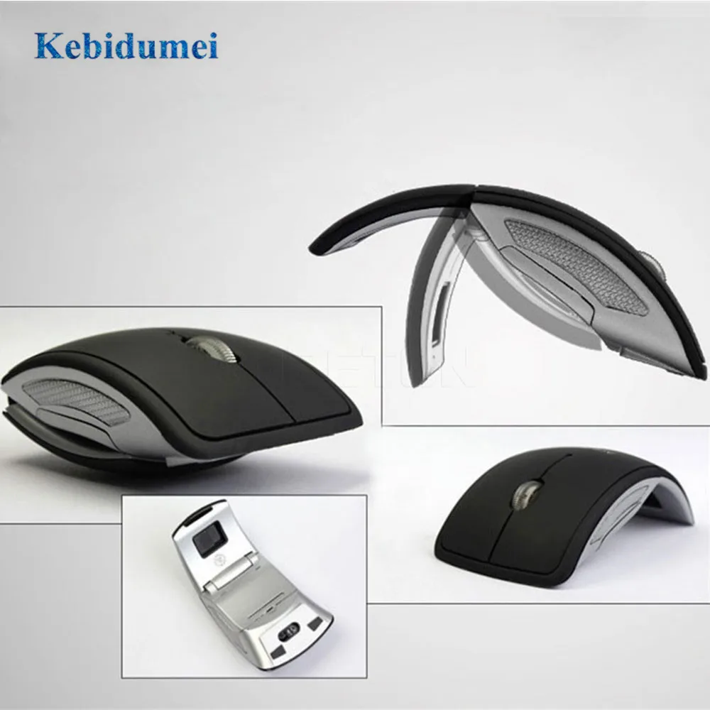 Складная Беспроводная оптическая мышь kebidumei 2 4 ГГц мини USB приемник для планшета