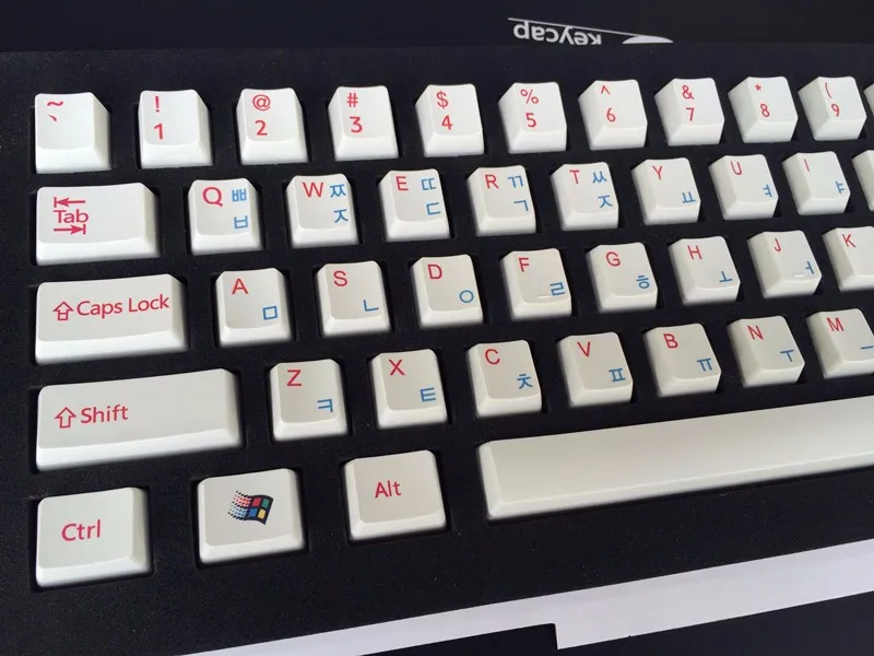 108/104 ключей PBT Keycaps для OEM профиль сублимационный колпачок Корейская версия