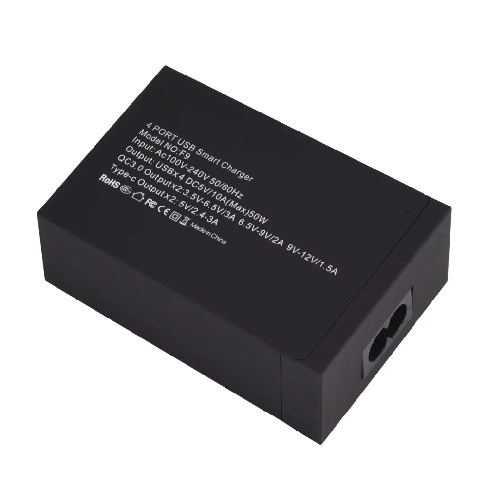 AIXXCO Quick Charge 3,0 type C зарядное устройство для мобильного телефона USB настольное и настенное зарядное устройство смарт Быстрая зарядка для samsung Galaxy S8 Xiaomi