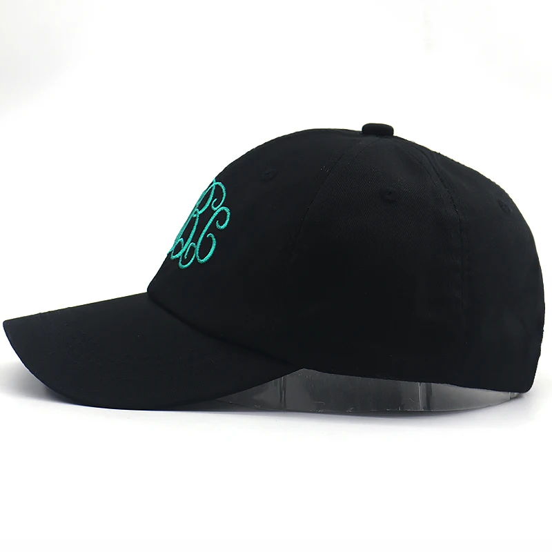 Модная бейсбольная Кепка с вышивкой 100% хлопок регулируемая черная бейсболка на
