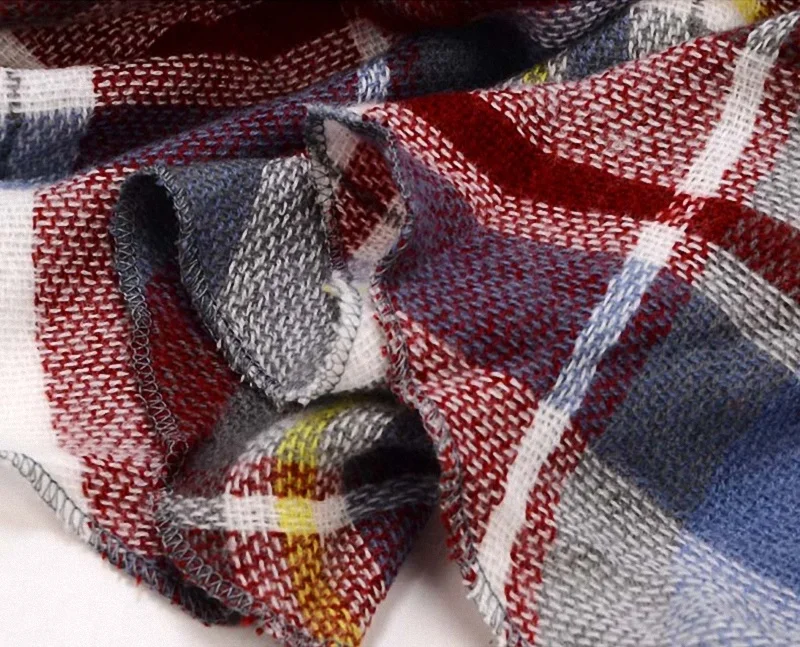 Winter Triangle Scarf For Women Brand Designer Shawl Cashmere Plaid Scarves Blanket Wholesale Dropshipping S027-style 5 |