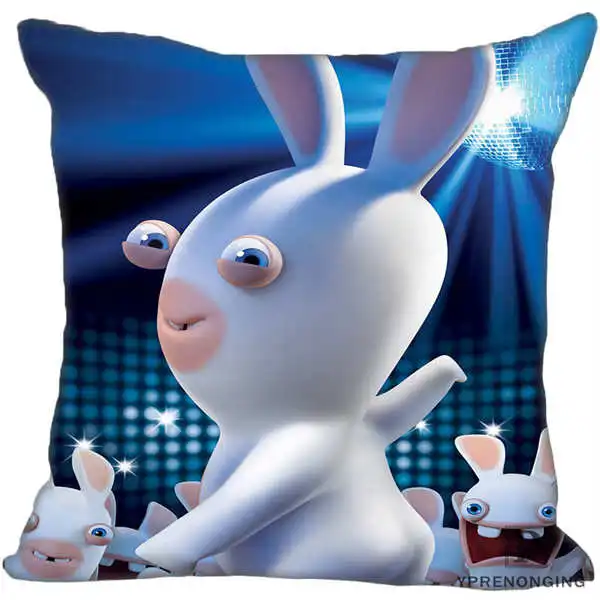 Square Pillowcases Наволочка Rabbids Go Home квадратная на молнии наволочка(одна сторона) 180522-17-35 - Цвет: Square Pillowcases