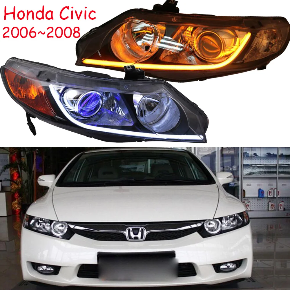 Задний бампер противотуманный фонарь 2 шт. авто стайлинг фары для CIVIC DRL 2006 ~ 2011/2012