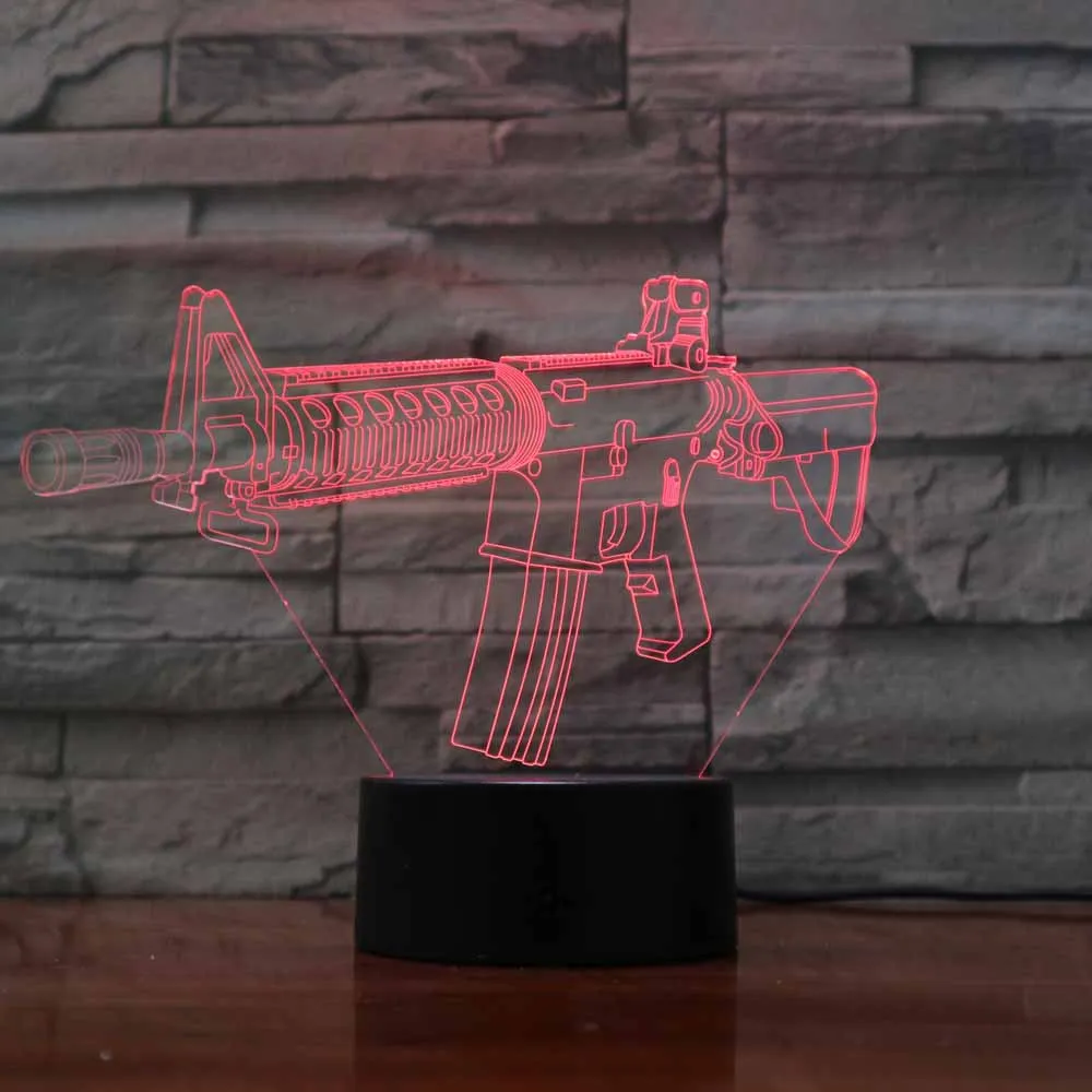 Фантастическая 3D визуальная настольная лампа Художественная Скульптура