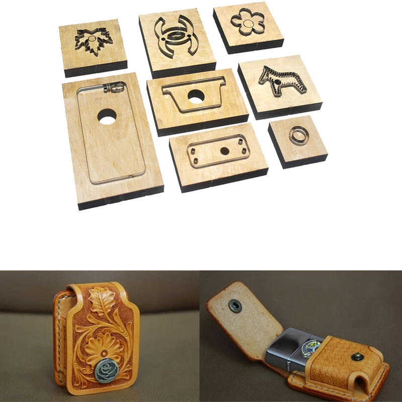 Японское стальное лезвие штампованный стальной перфоратор чехол для Zippo