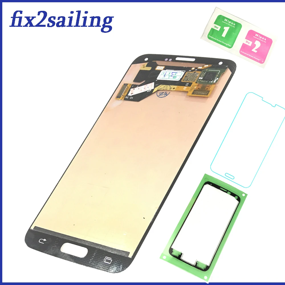 Super Amoled ЖК дисплей Дисплей для Samsung Galaxy S5 I9600 G900F G900H Экран Замена испытания