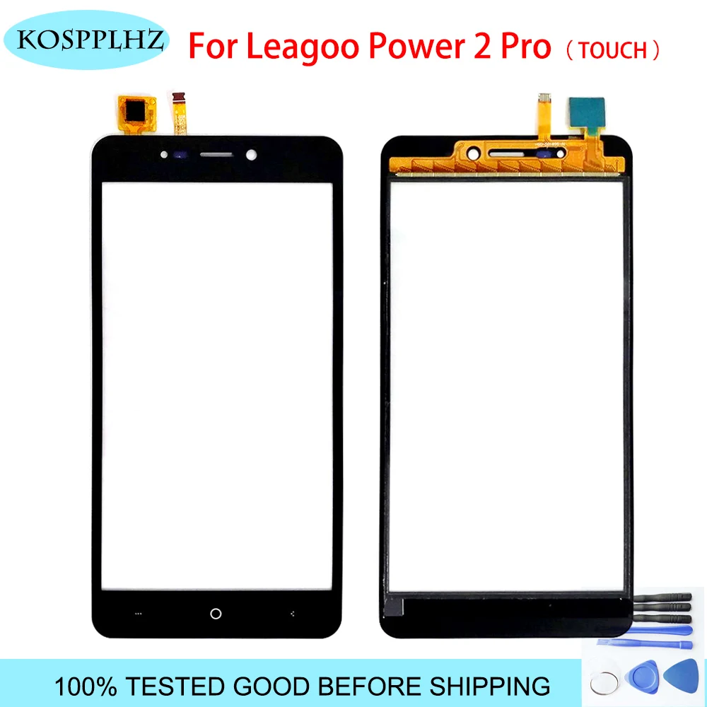 Оригинальное 5.7 дюймовое переднее внешнее стекло для Leagoo Power 2 Pro сенсорный экран