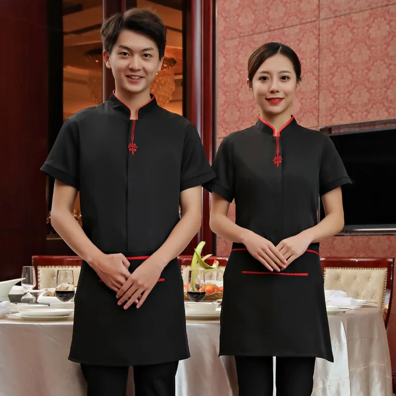 Рабочая одежда для официанта в отеле униформа столовой мужчин и женщин с
