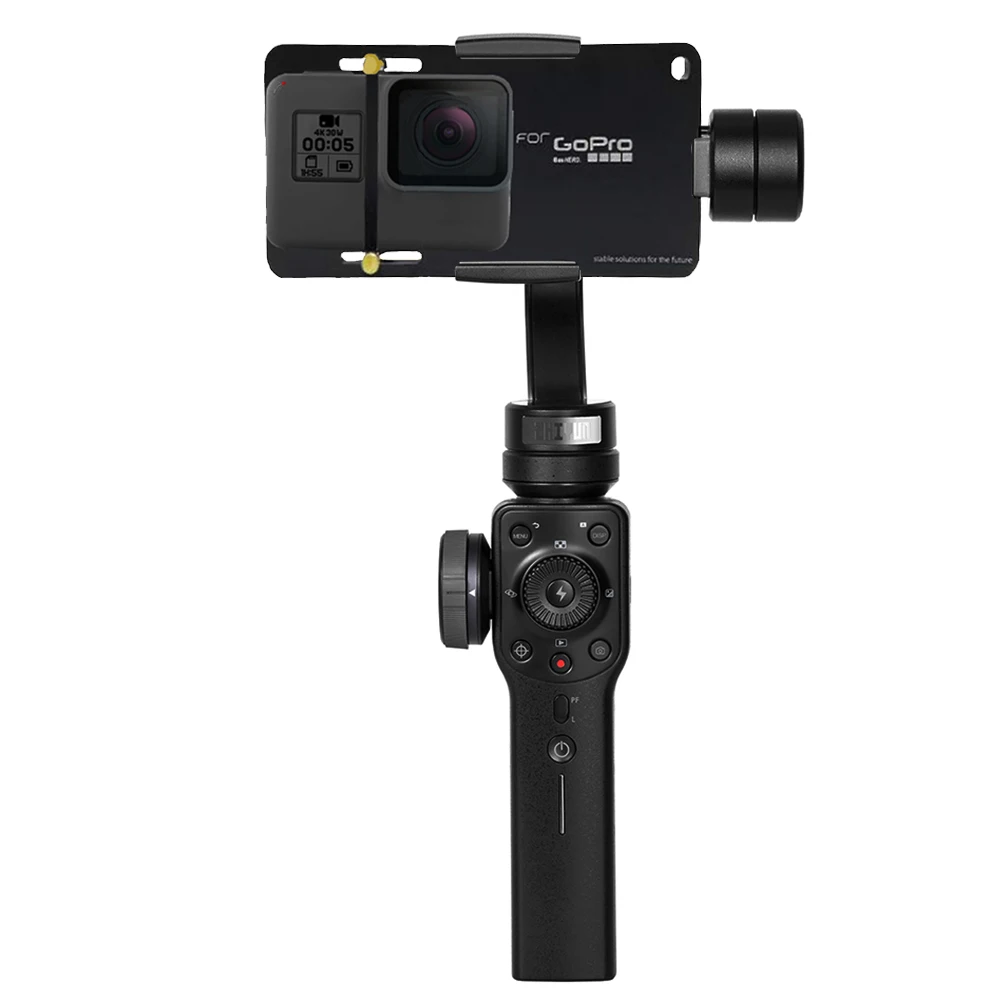 TUYU стабилизатор адаптер переключатель Монтажная пластина для гладкой 4 GoPro Hero 6/5